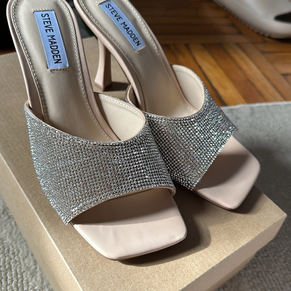 Steve Madden Rhinestone Heels - Picture 3 of 7